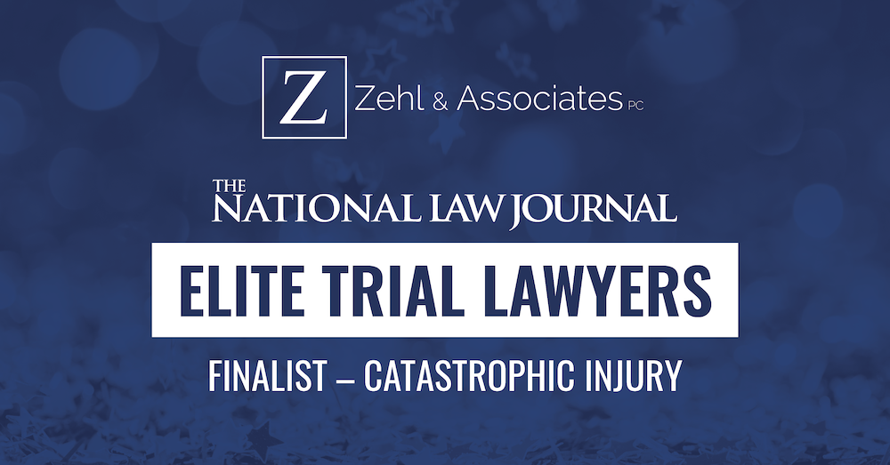 Zehl & Associates named finalist for National Law Journal Elite Trial Lawyers Award